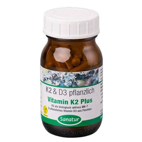 Sanatur Vitamin K2 Plus Vitamin D3 Bio Naturel De