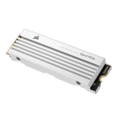 Disco SSD M 2 Corsair 1TB MP600 PRO LPX PCIe Gen4 X 4 NVMe P PS5 White