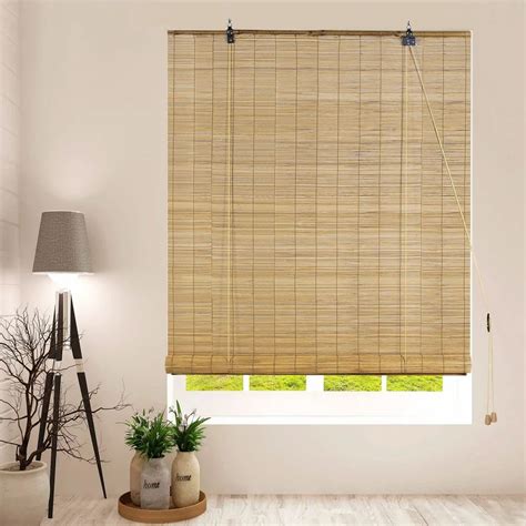 Bamboo Stick Roller Blinds Brown At Rs 160 Sq Ft In New Delhi ID