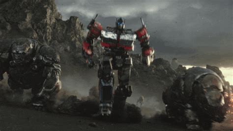 Optimus Prime Run GIF by Transformers