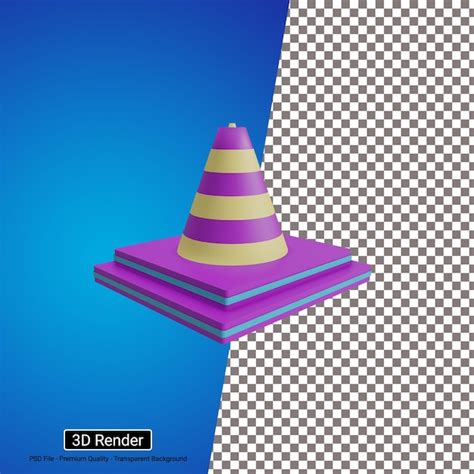 Premium Psd D Traffic Cone Icon