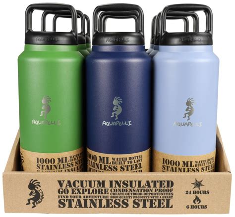 Wholesale Stainless Steel Water Bottle - 34 oz - DollarDays