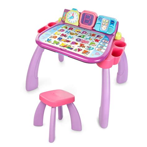 Vtech Touch And Learn Activity Desk Purple Online Exclusive