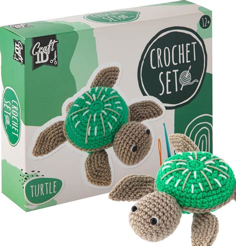 Craft Id Kit De Crochet Pour D Butants Coffret Amigurumi Tortue