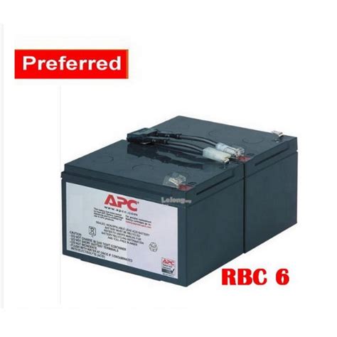 Ready Stock Apc Replacement Battery Cartridge Rbc Apc Original