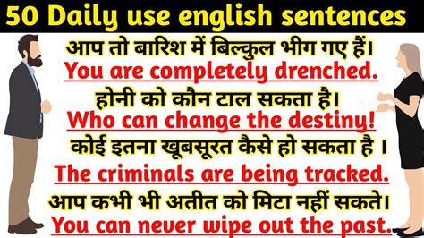 50 रोज़ बोले जाने वाले English Sentences 2024 Daily Use English