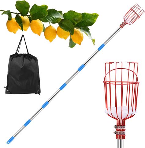 26m Fruit Picker With Telescopic Handle Stainless Steel Fruit