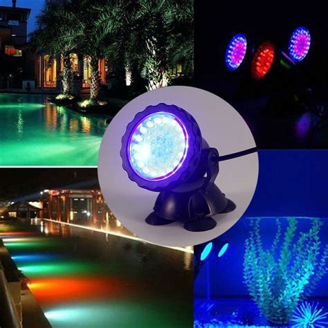 Buy Louvra Color Changing Pond Lights 36 LED Submersible Spot Lights