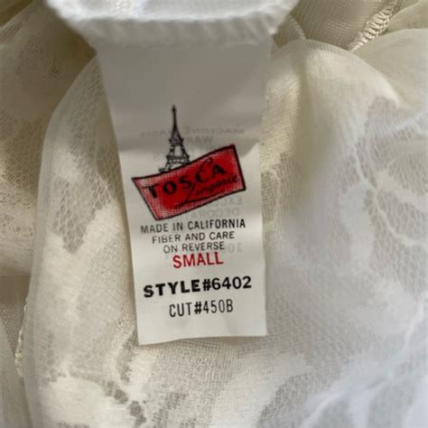 Tosca Intimates Sleepwear Vintage Tosca Lingerie Of California Lace Bridal Peignoir