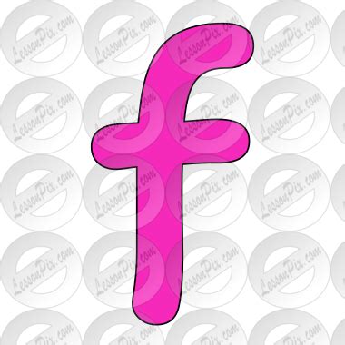 f Picture for Classroom / Therapy Use - Great f Clipart