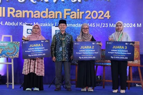 Mahasiswa Uad Raih Juara 3 Lomba Kaligrafi Di Uii Ramadan Fair 2024