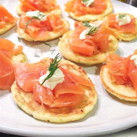 Blini Met Zalm Zure Room Dille And Citroen Made By Ellen