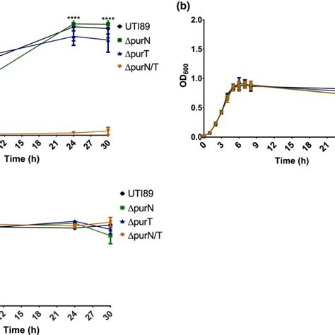 Growth Curves Obtained For The Wt E Coli Uti89 And The Isogenic