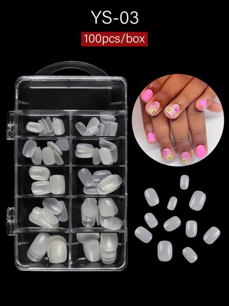 Nail kingdom Гелевые типсы для наращивания ногтей 100 шт - купить с ...