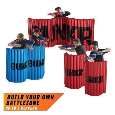 BUNKR Build Your Own Battlezone Inflatable Red Vs. Blue Tournament 5 ...