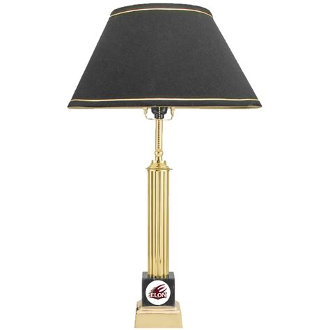 Gold Elon Phoenix Logo Alumni Lamp
