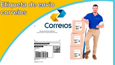 Como gerar etiqueta padrão de envio no site dos correios YouTube