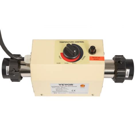 Electric Water Heater 3kw 220v Swimming Pool Spa Hot Tub Heater Thermostat VEVOR US