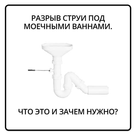 ‼️ Разрыв струи под моечными ваннами. Что это и зачем нужно? Согласно ...