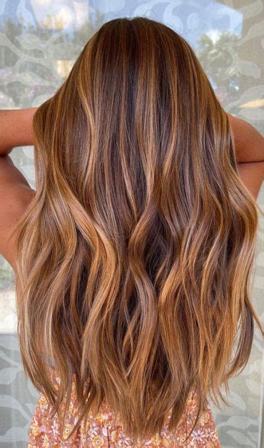 Breathtaking Balayage Hair Colour Ideas Gingerbread Topped With Caramel