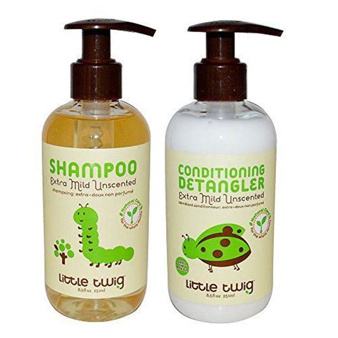 Little Twig All Natural Organic Unscented Hypoallergenic Baby Shampoo