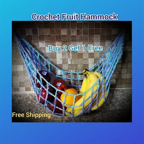 Crochet Banana Fruit Hammock | Etsy