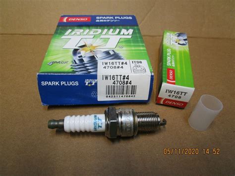 DENSO IRIDIUM SPARK PLUG IW16 TT 4 4708 JAGUAR LAND ROVER PORSCHE MG