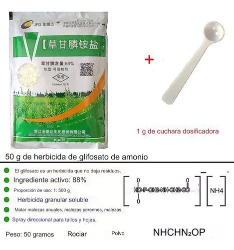 Herbicida Glifosato Granulado Hurbano Faena Elimina Hierba En Venta En