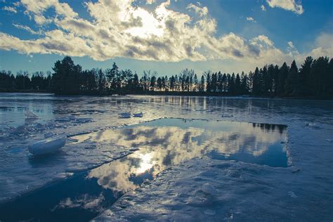 Frozen Lake on Behance