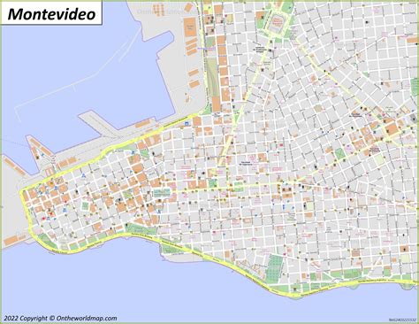 Montevideo Map Uruguay Detailed Maps Of Montevideo