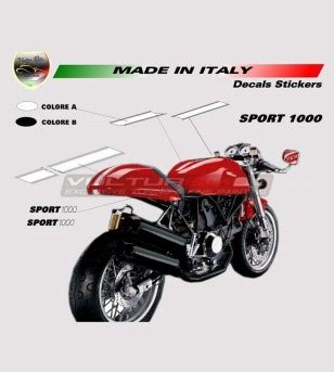 Kit Adesivi Personalizzabile Ducati GT Sport 1000