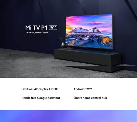 مشخصات، قیمت و خرید تلویزیون 50 اینچ شیائومی مدل Mi TV P1 50 - شیائومی ...