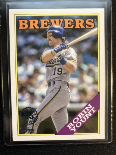 Topps Series Topps Baseball T Robin Yount For Sale