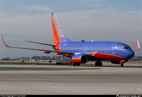 N7742B Southwest Airlines Boeing 737 7BD WL Photo By HarrisonF ID