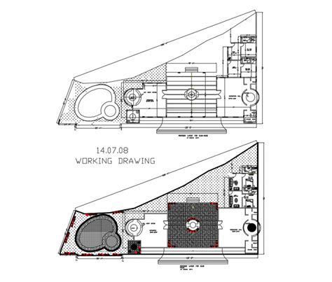 Club House Detail Dwg File And Working Drawing In Autocad Format Cadbull