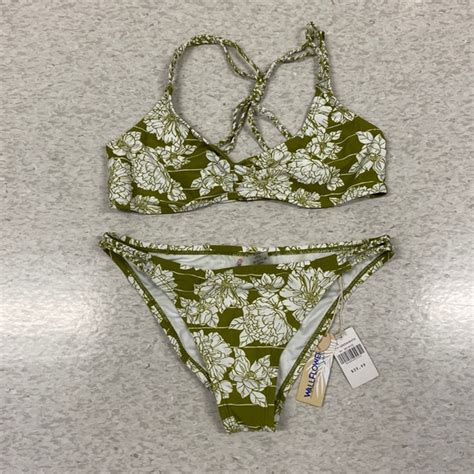 Wallflower Swim Nwt Wallflower Swim Bikini Cheeky Coverage Floral