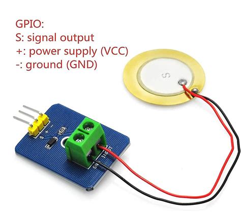 Ceramic Analog Piezo Vibration Sensor Module For Arduino Diy Kit