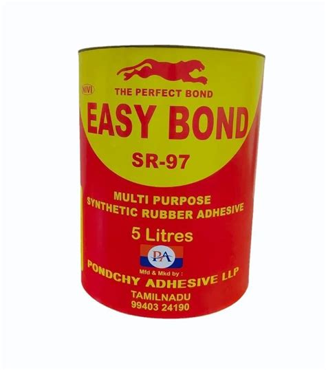 Liter Easy Bond Sr Synthetic Rubber Adhesive At Rs Piece