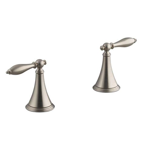 KOHLER Finial 2-Handle Deck-Mount Roman Tub Faucet in Vibrant Brushed ...