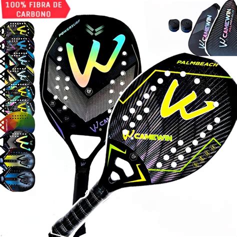 Kit Raquetes Beach Tennis Camewin Fibra De Carbono K Submarino