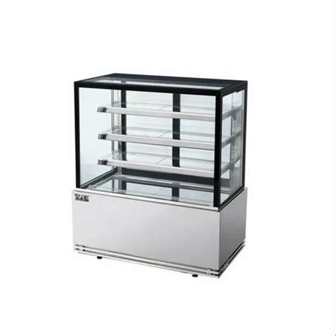 Supermarket Glass Bakery Cake Display Cabinet Showcase Refrigerator At