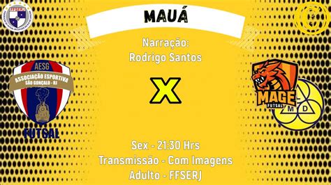 AESG X Liga Mageense Adulto FFSERJ AO VIVO IMAGENS YouTube