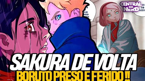 Urgente Vazou Spoilers Boruto Vortex Cap Sakura Est De Volta E