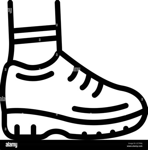 Running shoe icon, outline style Stock Vector Image & Art - Alamy