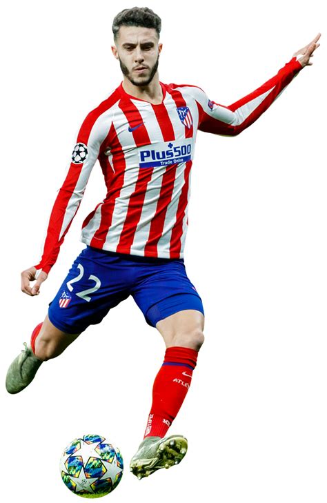 Mario Hermoso Atlético Madrid football render - FootyRenders