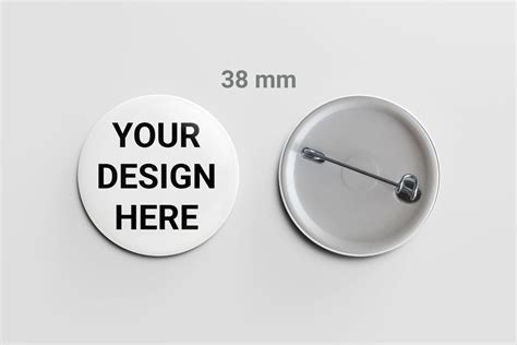 Custom Pin Badge Your Logo Here Design Your Own Pin Etsy