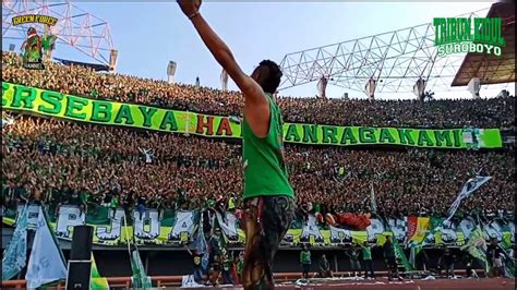 Merinding Bonek Tribun Kidul Viral Laga Persebaya Vs Arema Fc Youtube