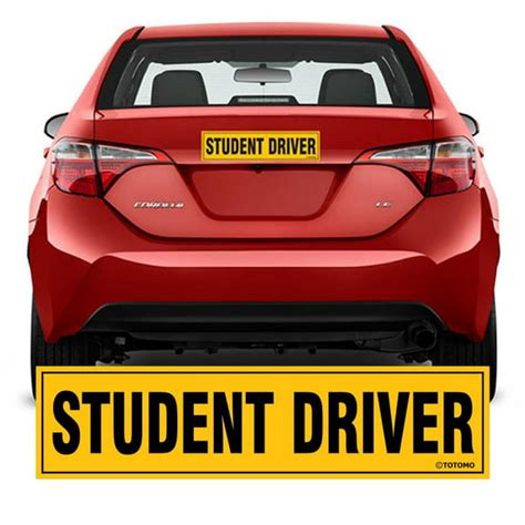 Student Driver Magnetic Signs