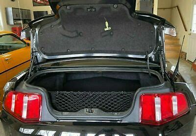 Envelope Vertical Style Web Trunk Cargo Net For Ford Mustang