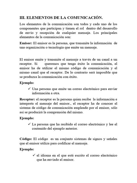 Elementos De La Comunicacion Ppt Exposicion Pdf Comunicación Comunicación Humana